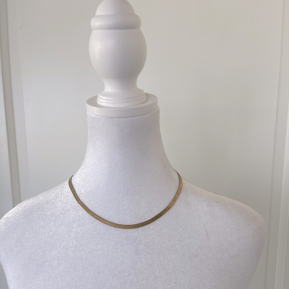 925 Gold Plated Lightweight Women’s Choker Necklace